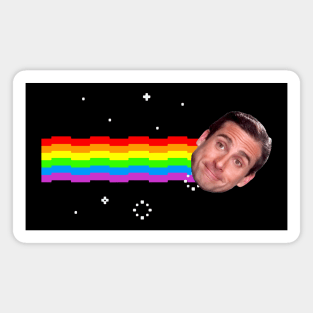 Michael Scott Nyan Cat Office US Magnet